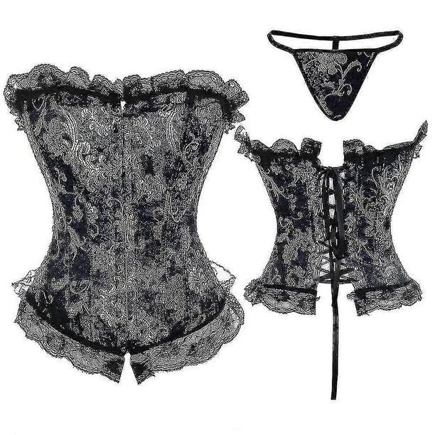 Latex Sexy Black Corset Top Gothic Steampunk Bustier 6xl Plus Size Women Mujer Corselet Overbust Waist Cincher Boned Corset 803