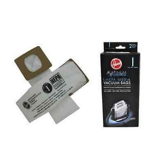 Replacement Part For Hoover Cloth Type I HEPA Vacuum Bags AH10005 Platinum Canister SH10000 [2 Bags]