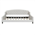 thumbnail image 5 of Euroco Full Size Tufted Daybed, Sofa Bed for Kids Teens Adults, Beige, 5 of 11