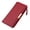 Red, variant on Women Slim Leather Zip RFID Blocking Wallet Around Phone Wallet Credit Card Holder Bifold Long Ladies Billfold
