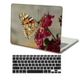 thumbnail image 4 of KSK KAISHEK Protective Case Hard Cover Compatible with Newest MacBook Air 13 inch with Touch ID USB Type-C + Black Keyboard Cover Model: A2337 m1/A2179/A1932 (Flower 1923), 4 of 5