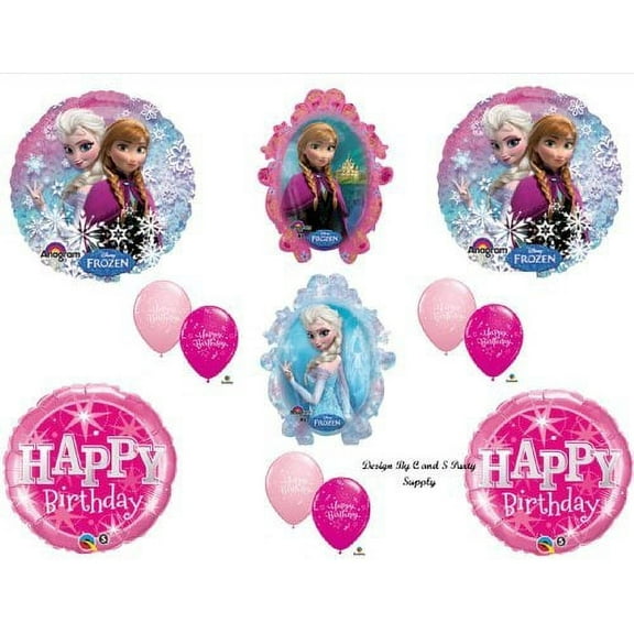 Frozen Pink Disney Movie BIRTHDAY PARTY Balloons Decorations Supplies by Anagram