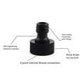 thumbnail image 6 of 2 Piece 3/4 Inch Garden Hose Quick Connector Kit Female Faucet Adapter Irrigation System Parts Black, 6 of 6