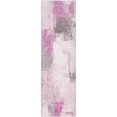 thumbnail image 2 of Addison Rugs Mayfield Premium Machine Washable Transitional Abstract Pink Runner Rug, 2'3" x 7'6", 2 of 6