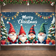 thumbnail image 4 of Santa Claus Christmas Banner Cartoon Character Merry Christmas Decoration for Holiday Party Indoor Event Celebration, 4 of 9