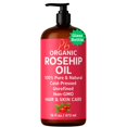 thumbnail image 1 of Aceite orgánico de semillas de rosa mosqueta, pomberries, 480 ml, prensado en frío, 1 of 9