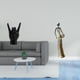 thumbnail image 2 of Escultura de gesto de roca, figura de dama tribal africana, adorno creativo con señal de mano para apartamento, dormitorio, restaurante, escritorio, a, 2 of 8
