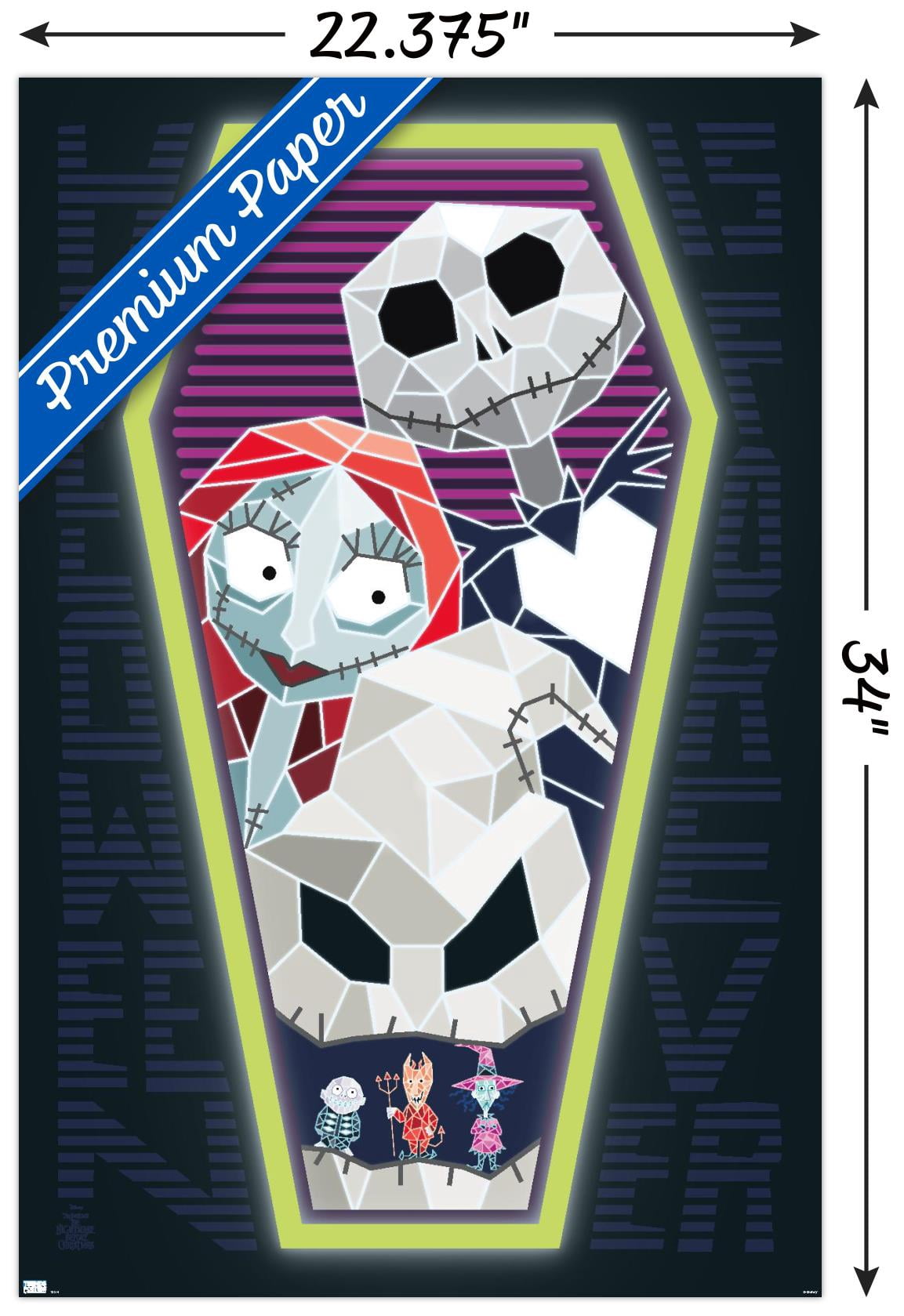 Disney Nightmare Before Christmas - Coffin Wall Poster, 22.375" x 34"