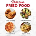 thumbnail image 5 of DASH Tasti-Crisp™ Electric Air Fryer Oven, 2.6 Qt., Red – Compact Air Fryer for Healthier Food in Minutes, Ideal for Small Spaces - Auto Shut Off, Digital, 1000-Watt, 5 of 5