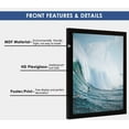 thumbnail image 3 of 8.5 by 11 Picture Frame Black, Picture Frames 8.5 x 11 for Wall Mounting Display Horizontally or Vertically Hanging, Diploma Certificate Frames 8.5 x 11, 1 Pack, 3 of 6