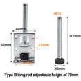 thumbnail image 1 of Lefu Heavy Duty Furniture Levelers Leveling Feet Adjustable Leveler Legs, 1 of 8