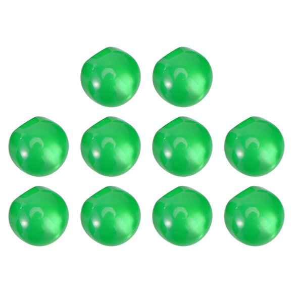 OULII 10pcs Button Green Resin for Clothing and Craft Projects