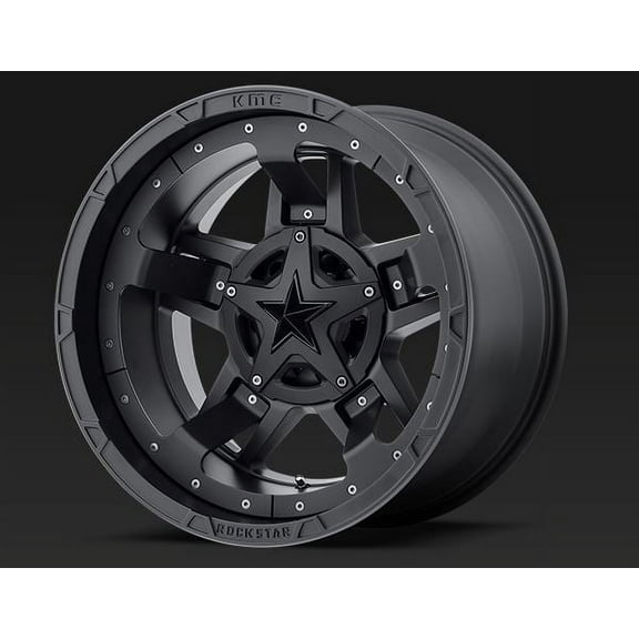 XD Aluminum Rim XD827 ROCKSTAR III 20X9in Matte Black Finish, XD82729067712N