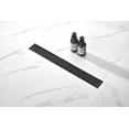 thumbnail image 2 of CoSoTower Linear Shower Drain with Removable Quadrato Pattern Grate, 304 Stainless Shower Drain Included Hair Strainer And Leveling Feet, 2 of 9