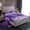 Purple Grey, variant on Homewish Valentine's Day Twin Sheet Sets 3pcs for Female Men Adults,Bling Glitter Twin Fitted Sheet Microfiber,Paris Eiffel Tower Breathable Flat Sheet,Breathable Home Decor