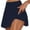Dark Blue, variant on Women's Pleated Tennis Skirt with Shorts Pockets Athletic Golf Skort Activewear Sport Workout Running Skirt High Waist Blue S