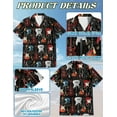 thumbnail image 6 of Electric Guitar Hawaiian Shirt – 3D Guitar Print Aloha Button-Down, Music Lover Summer Beach Shirt for Men S–5XL, 6 of 8