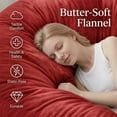 thumbnail image 5 of VIREO 4FT Bean Bag Chairs for Adults Memory Foam Filler Beanbag Chair with Removable and Washable Flannel Cover, Lazy Chairs for Living Room - Red, 5 of 11