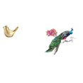 thumbnail image 1 of Figura De Pájaro Dorado, Estatua De Animal, Decoración Moderna Para El Hogar, Escultura De Pájaro Para Escritorio, Oficina, Repisa, Sala De Estar, Regalos De Inauguración De La Casa,, 1 of 8