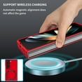 thumbnail image 4 of ELEHOLD Magnetic Slim Case for Samsung Galaxy Z Fold 5 Compatible with MagSafe Hard PC Non-Slip Anti-Scratch Anti-Fingerprint Shockproof Case for Samsung Galaxy Z Fold 5,Red, 4 of 9