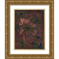 thumbnail image 1 of Lee, Judson 19x24 Gold Ornate Wood Framed with Double Matting Museum Art Print Titled - Autumn Fireworks Flowers II, 1 of 4