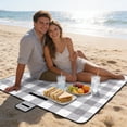 thumbnail image 6 of Fasiaou Waterproof Picnic Blanket Outdoor Mat, Extra Thick Moisture Proof Camping Beach Mat, Large 200x200cm Portable Foldable Groundsheet for Park Travel, 6 of 6
