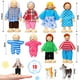 thumbnail image 2 of Juego de casas de muñecas de madera Skylety Pretty Style con 10 figuras, 2 of 7