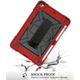 thumbnail image 3 of iPad Air 2 Case, iPad Pro 9.7" Case, Allytech Heavy Duty Shockproof Protective Covers with 360 Rotate Stand /Hand Strap/ Should Belt /Pencil Holder Covers for Apple iPad Air 2/ Pro 9.7",Red/Black, 3 of 6