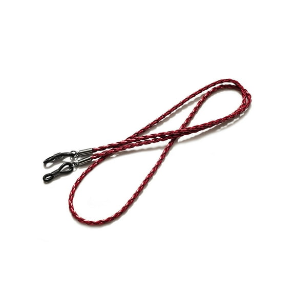 CCOCC Glasses Strap,Sports-Ready Glasses Chain,Adjustable Comfortable Fit Eyeglasses Strap,Red