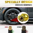 thumbnail image 6 of Xotic Tech Skull Tire Valve Stem Caps 4 Pack ABS Tire Valve Cap Set, Corrosion Resistant Air Leakproof Universal Stem Covers for Cars Trucks Motorcycles SUVs and Bikes (Gold), 6 of 8