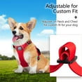 thumbnail image 6 of PoyPet Reflective Dog Harness,Soft Breathable Mesh Pet Harness Choke-Free Double Padded Vest with Adjustable Neck and Chest,Red M, 6 of 8