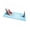 Sky Blue, variant on XKHHLH Shark Sushi Plate, Ceramic Boat Serving Tray with Dipping Sauce and Chopsticks Rest, Funny Blue Platter for Kitchen Restaurant Gift, Shark Plate