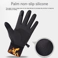thumbnail image 3 of Guantes de invierno para mujer y hombre, guantes de esquí con forro térmico y cálido, pantalla táctil, perfectos para ciclismo, correr, conducir, senderismo, caminar, 3 of 5