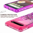 thumbnail image 5 of SPYCASE Liquid Glitter Phone Case for Google Pixel 6A Case, Hot Pink/Purple, 5 of 5
