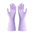 thumbnail image 2 of EARKITY Rubber Gloves, Rubber Cleaning Gloves for Dishwashing, Kitchen Gloves for Washing Dishes, Reusable Household Gloves for Bathroom Kitchen Gardening, Flexible Long-lasting and Non-Slip, 2 of 2