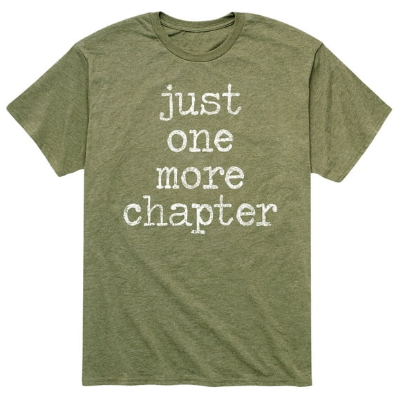 Instant Message - Just One More Chapter - Men's Short Sleeve Graphic T-Shirt