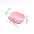 thumbnail image 3 of Silicone Mini Loaf Pans, Non Stick Reusable Baking Cups for Air Fryer, Molds for Baking Brownies, Cakes and More, 3 of 5