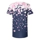 thumbnail image 5 of TaTaai Women's Pullover Printed Top, Soft Lightweight Cotton, Loose Fit, Short Sleeve V-Neck, Ruching Design Buttons, Casual Office Outings Spring Summer Multi-Color Gift, 5 of 5