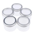 thumbnail image 1 of TISHITA 5pcs Makeup Pot Empty Cosmetic Jars Lotion Cream Gel Containers Clear 50ml, 1 of 8