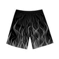 thumbnail image 5 of Yaoyar Mens Summer Classic Fit Walking Hiking Shorts Casual Homewear Flame Printing Funny Printed Trousers Beach Sports Shorts Fast-Drying Shorts, 5 of 8