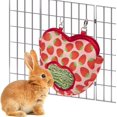 thumbnail image 2 of nipocaio Rabbit Hay Feeder Guinea Pig Hay Bag for Cage, Hamster Accessories Hanging Food Storage Bag for Small Animals, 2 of 5