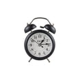 thumbnail image 1 of Reloj Despertador Campana Retro Analógico Estilo Vintage Alarma Decorativo Retro Retroiluminación (Negro), 1 of 11