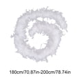 thumbnail image 3 of Turkey Feathers Colorful Feathers Strips Fire-shaped Hair Strips Large Feathers Colorful Costumes Props Decorations, 3 of 6