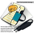 thumbnail image 3 of Gudetama Laptop Bag, 13 inch Computer Bag Messenger Shoulder Bag Carrying Case for Laptop or Tablet, 3 of 8
