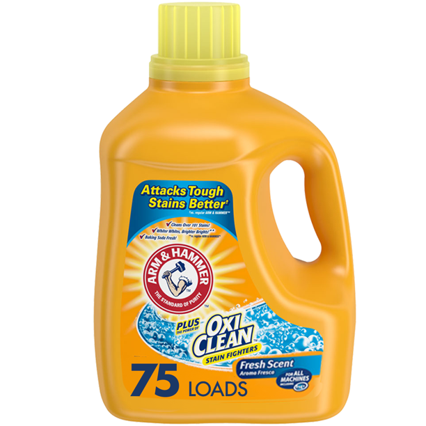 Arm & Hammer Plus OxiClean Fresh Scent, 75 Loads Liquid Laundry