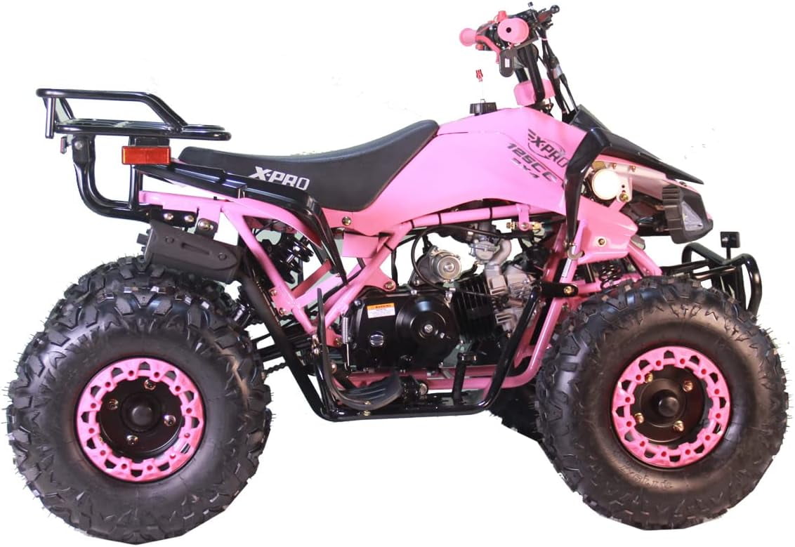 X-Pro Brand New 125cc Gas ATV, Automatic Transmission w/Reverse Remote Control Big 19"/18" Tires