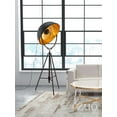 thumbnail image 2 of Modern Contemporary Urban Living Room Office Floor Lamp, Antique Black - Metal, 2 of 9