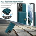 thumbnail image 3 of Case for Galaxy S21 Ultra, Wallet Case w/Magnetic Credit Card Holder [Kickstand Feature][4 Card Slot] Detachable Cover fit Magnetic Car Mount, Case Compatible w/Samsung Galaxy S21 Ultra- Blue, 3 of 9