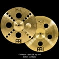thumbnail image 2 of Meinl 14" Trash Stack Cymbal Pair with Holes - HCS Traditional Finish Brass for Drum Set, Made In Germany, 2-YEAR WARRANTY (HCS14TRS), 2 of 5