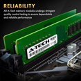 thumbnail image 6 of 8GB (2x4GB) DDR4 2666 MHz UDIMM PC4-21300 (PC4-2666V) CL19 DIMM Non-ECC Desktop RAM Memory Modules, 6 of 8